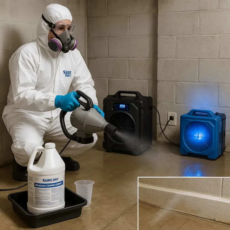 Sanitization and Odor Removal process in Kingston, WA