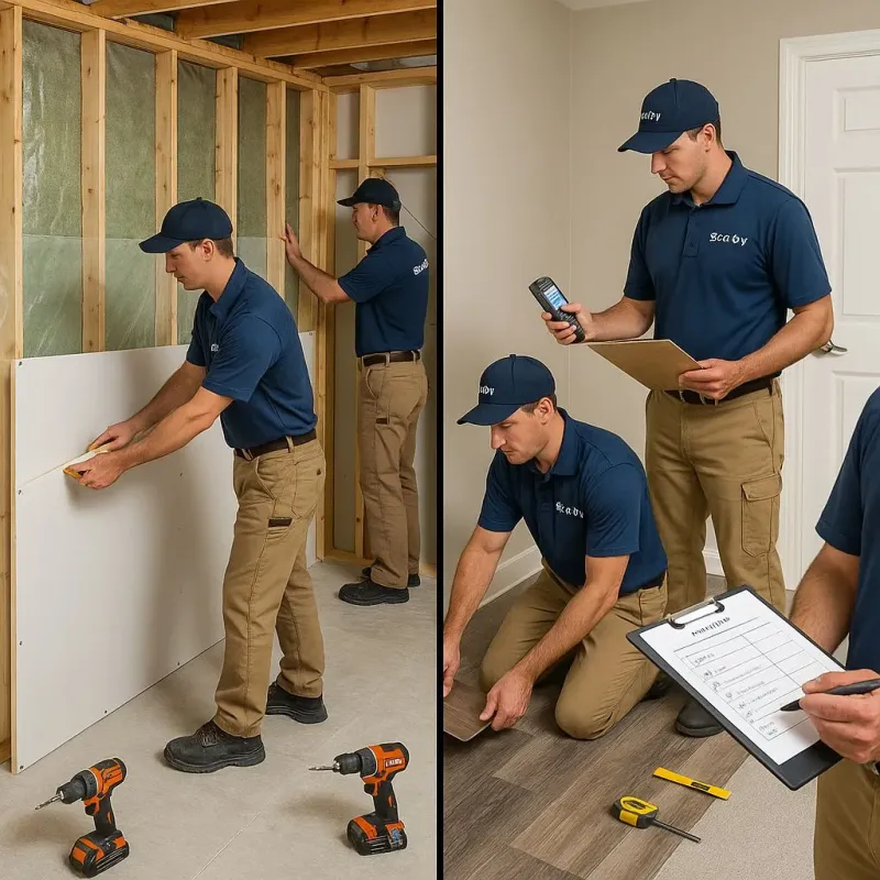 Repairs and Reconstruction process in Kingston, WA